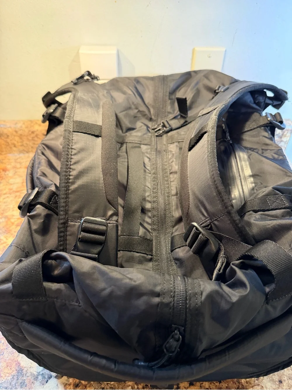 Oakley Matte Black Nylon Duffel with Dual Carry Straps